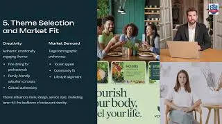 Menu ideation, theme selection, and branding strategies