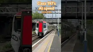 new transport for wales trains class 197&rsquo;s at speed #highspeedtrain #britishtrains #trainspotting