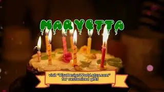 Happy Birthday MARYETTA   Happy Birthday Song   Birthday Wishes   Birthday Party