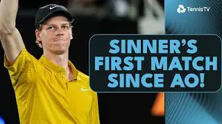 Jannik Sinner's First Match Since The Australian Open! | Doha 2026 Highlights
