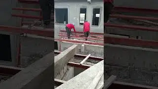 LIVE: Steel Trusses Installation on Site with Welding Crew