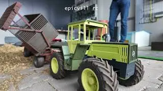 ВПЕЧАТЛЯЮЩИЙ РУЛЕВОЙ ТРАКТОР! РАБОТА С КУКУРУЗОЙ, СИЛОСОЕМ И ПЛАВАНИЕМ С ПЛАВНЫМ ИЗГОТОВЛЕНИЕМ #r...