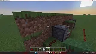 How to make a redstone door to hide treasure and more in Mincraft!!