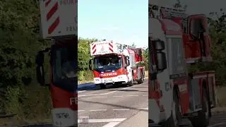 [Alarmfahrt] Iveco / Magirus DLK 23-12 n.B. AT HZL, FF-Fellbach, 2023.
