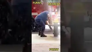 firefighter training, FUNNY Moment.