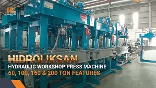 Hidroliksan 𝗛𝘆𝗱𝗿𝗮𝘂𝗹𝗶𝗰 𝗪𝗼𝗿𝗸𝘀𝗵𝗼𝗽 𝗣𝗿𝗲𝘀𝘀 𝗠𝗮𝗰𝗵𝗶𝗻𝗲 | 60, 100, 160 & 200 Ton Features