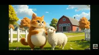 Ginger Cat On The Farm 😻 | Cute and Fluffy Cat Doing Human Things #funnycats #catlife #catlovers 