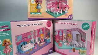 Unboxing bathroom toy | Satisfying miniature| relaxing | ASMR toys 
