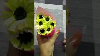 DIY Paper Flower Bouquet #flowerbouquet #paperflowerbouquet #craft #papercraft #creativecraft