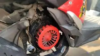 Led light installation in Engine cooling fan (part 1)
