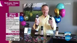 AT T 4Handset Cordless Phone System with Smart Call Block