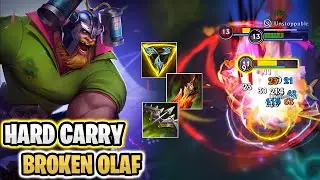 Olaf Dominates the Jungle And Broken the Game! Wild Rift (Runes & Build)