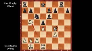 Henri Baucher vs Paul Morphy - Paris (1858) #103