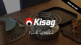 👉 Kisag Longfire mit Grillplatte Quadro #gas #howto #kochen