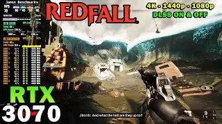 Redfall | RTX 3070 | Ryzen 7 5800X3D | 4K - 1440p - 1080p | Maximum Settings | DLSS ON & OFF