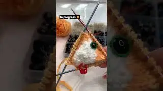 Kitty 😻 #sparklyone #knitting #amigurumi #cute #Cat #kitty #toys #yarn