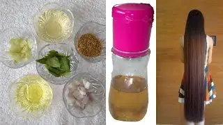 Magical Homemade Hair Growth Oil | Cures Dandruff | Prevents Hair Fall | Reverse Gray Hair