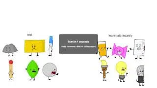 object brawl round 1 match 1 paintbrush vs paper