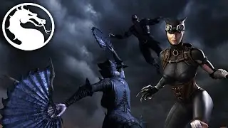 DARK EMPRESS KITANA IS CAT WOMAN!!!! | Mortal Kombat X DARK EMPRESS KITANA All Super Moves