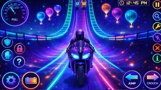 🏍️🔥Extreme Motocross Dirt Bike Racer - Mega Ramp GT Bike Stunt Racing Simulator - Android GamePlay 