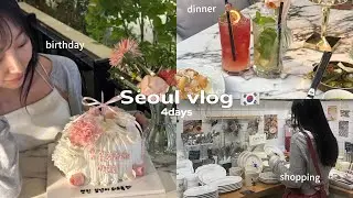 vlog.３泊４日大満喫の韓国旅行🇰🇷まさかの誕生日サプライズ🫢