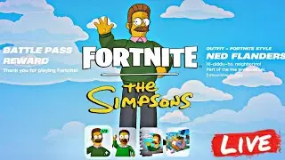 Fortnite X Simpson Live - Chapter 6: Mini Season 2 - Ned Flanders Outfit & Giveaway After 25 Likes