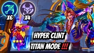3 Stars Clint Shadeweaver Titan Mode‼️One shot, One Kill !!  | Magic Chess : go go season 2