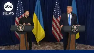 Pres. Trump meets with Ukrainian Pres. Zelenskyy in Florida to discuss peace plan