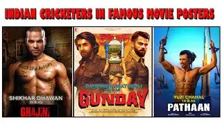 Indian Cricketers in a Famous Bollywood Movie Posters PART-5 | Rohit Sharma | Virat Kohli | MS Dhoni