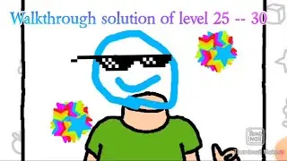 Just draw 🎨 walkthrough solution of level 25--30  😘😉😝