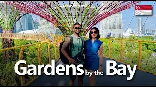 තට්ටු දෙකේ Bus එකෙන් Gardens by the Bay වලට | OCBC Skyway 🇸🇬 | Singapore Sinhala Vlog 06