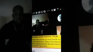 Black fight fan and Gary Russell Brother Batman heated argument