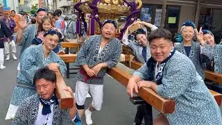 末若氷川神社⛩️神輿ライブ♪足立区足立2025/10/12  