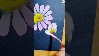 Easy Painting Tricks | Flower Bud ✨️💓 #painting #art