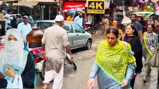 The Woman  Markets in Lahore, Pakistan 🇵🇰 Walking Tour Of Hidden Streets Inner City Life 4K