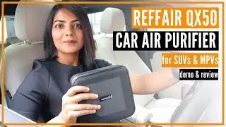 Car Air Purifier for large vehicles | Reffair QX50 | Removes Pollens, Dust, Pet Dander, Allergens