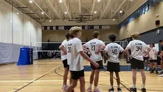 SSSAA - Jr Boys - Finals - Elgin Park Black vs Surrey Christian - Set 1 - 2022