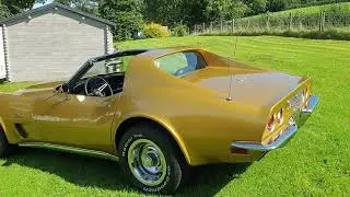 1973 Gold Corvette