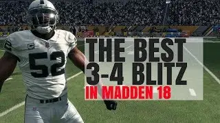 The Best 3-4 Blitz In Madden 18 - How To Play Defense
