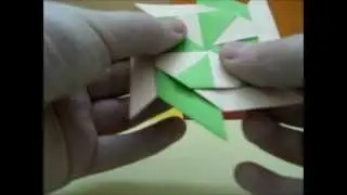 Origami : am&eacute;lioration du shuriken &agrave; 8 pointes