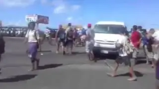 Brawl fears at terminal