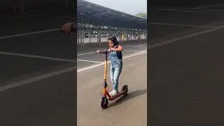 Cycle and scooter ride at statue of unity 