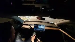 Tesla Model 3 AUTOPILOT in the Longest boardwalk of M&eacute;xico, Mazatl&aacute;n.