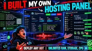 How to create your own Hosting panel | BOT Hosting | Minecraft server | Pterodactyl panel