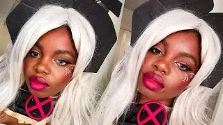 Storm cosplay tutorial - Cheap and Easy DIY costume + Makeup