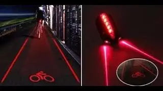 LED SAFETY WARNING TRAIL LIGHT - BIKE LASER LIGHT