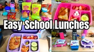 EASY LUNCHBOX IDEAS | SIMPLE SCHOOL LUNCHES | WEEK OF SCHOOL LUNCHES 