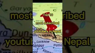 Top 10 most subscribed youtubers in nepal😱😱❤️ #mostsubscribers #shortsvideo #pageforyou