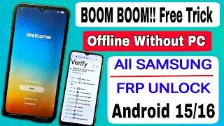 WITHOUT PC - Skip Google Account Samsung FRP Bypass Google Account Remove Android 16-15👉FRP Bypass