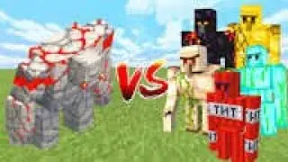 😱😱RED GOLEM VSSSSSS SLIME GOLEM😱😱1000000000000